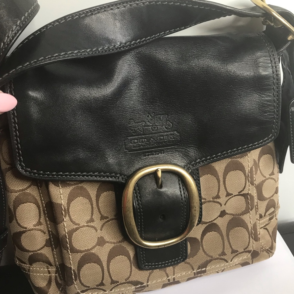 Coach crossbody bag. Real leather